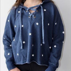 Wildfox star pullover hoodie